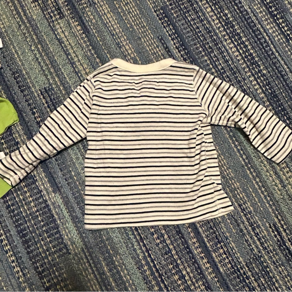 Lot of 4 Baby Long Sleeve Organic Cotton Tops Hanna Andersson m - Picture 4 of 12